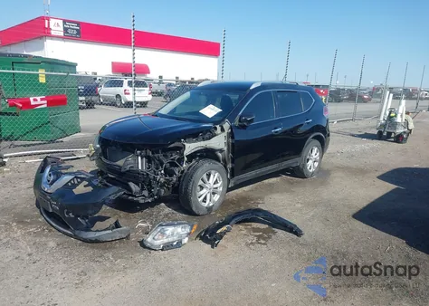 2015 Nissan Rogue Sv z USA, uszkodzony, nr VIN KNMAT2MT9FP518748